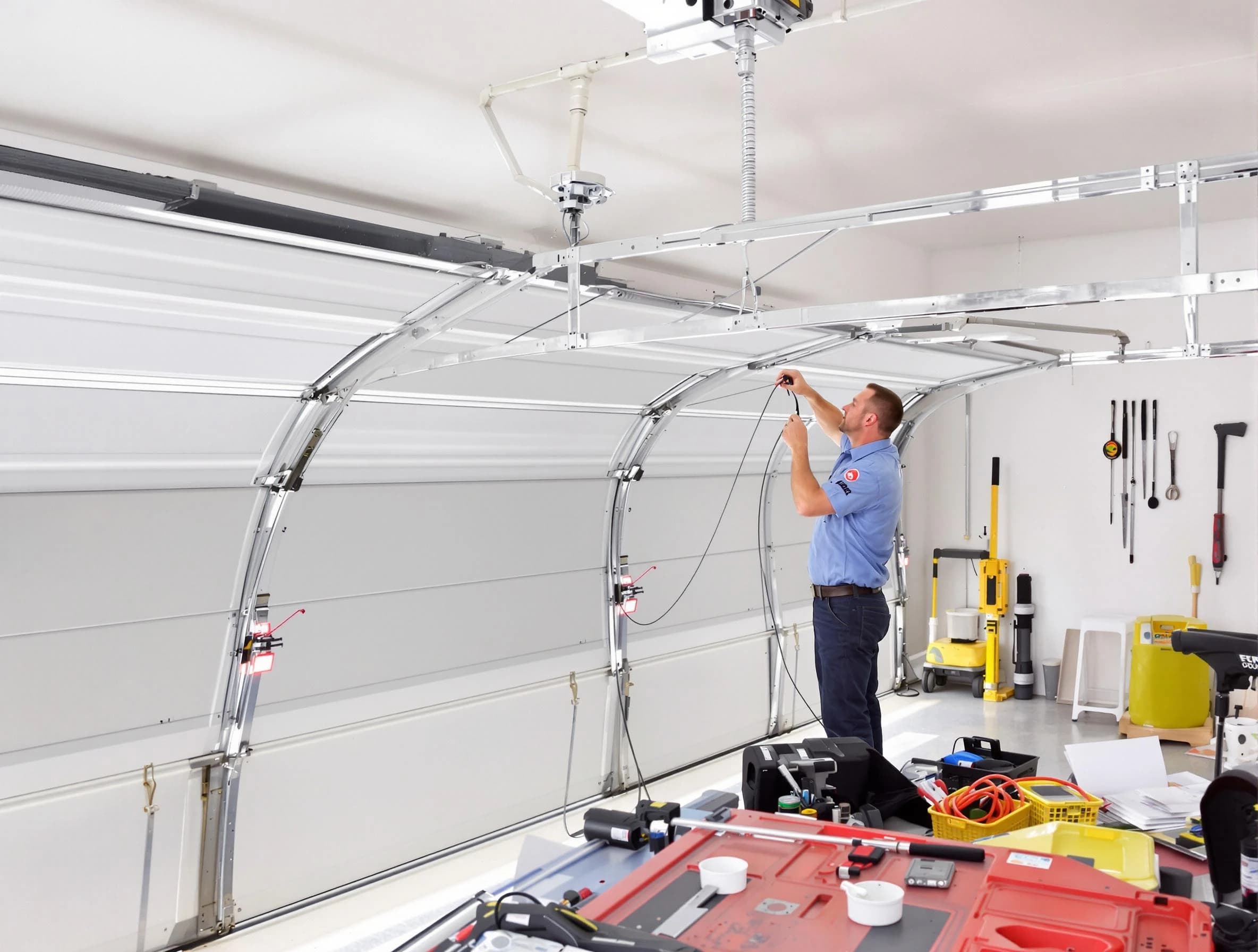 Garage door cable repair service by Easton Garage Door Repair in Easton