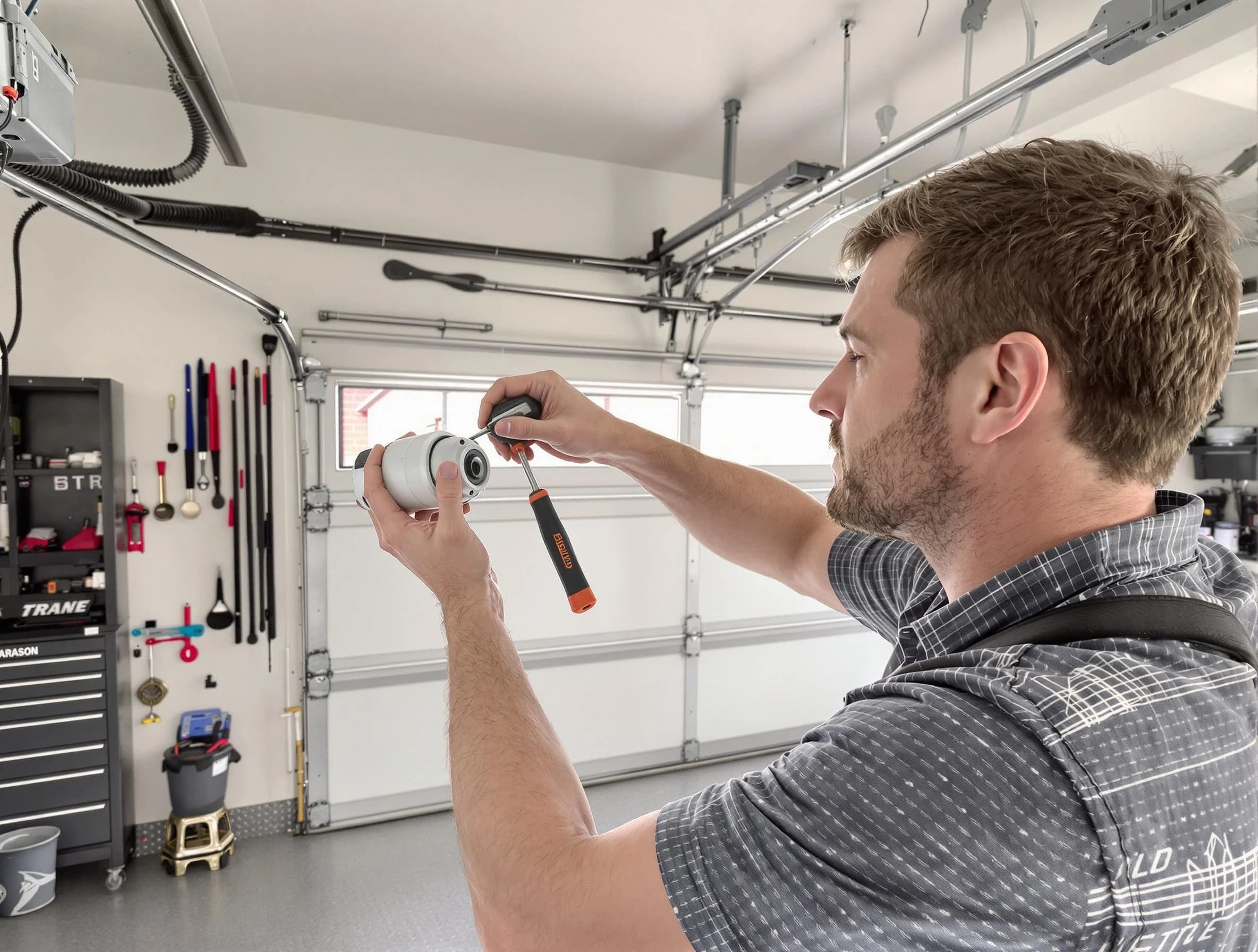 Garage door opener repair service by Easton Garage Door Repair in Easton