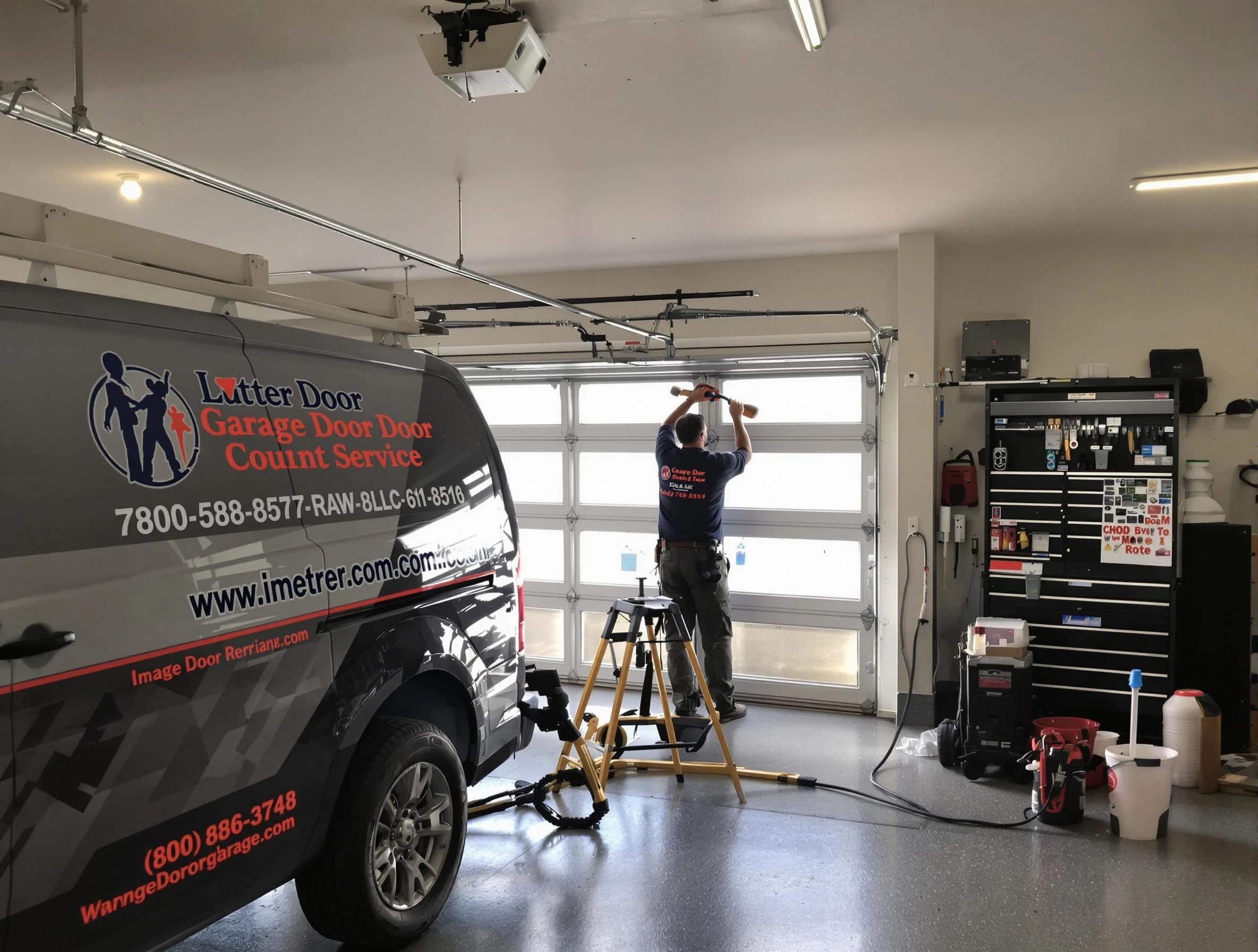 Easton Garage Door Repair rapid response team performing same-day repair in Easton