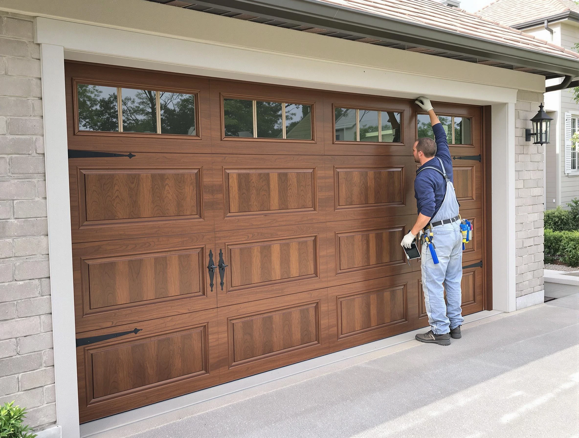 Custom garage door showcase by Easton Garage Door Repair in Easton