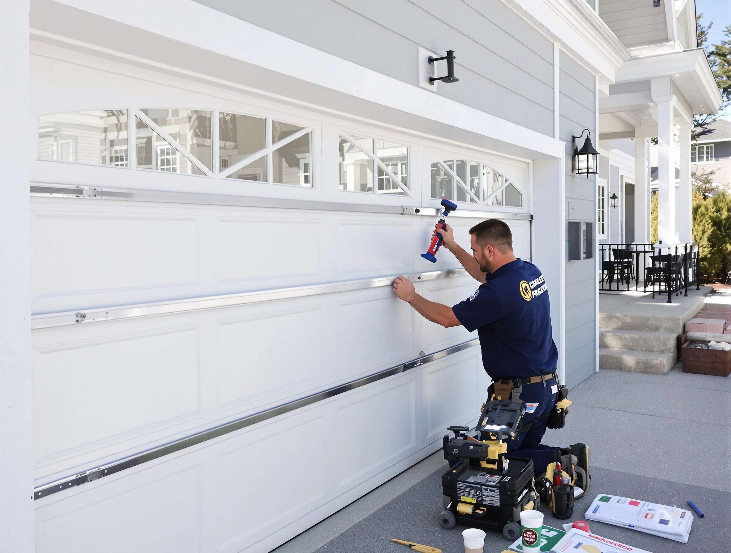 Professional garage door installation by Easton Garage Door Repair in Easton