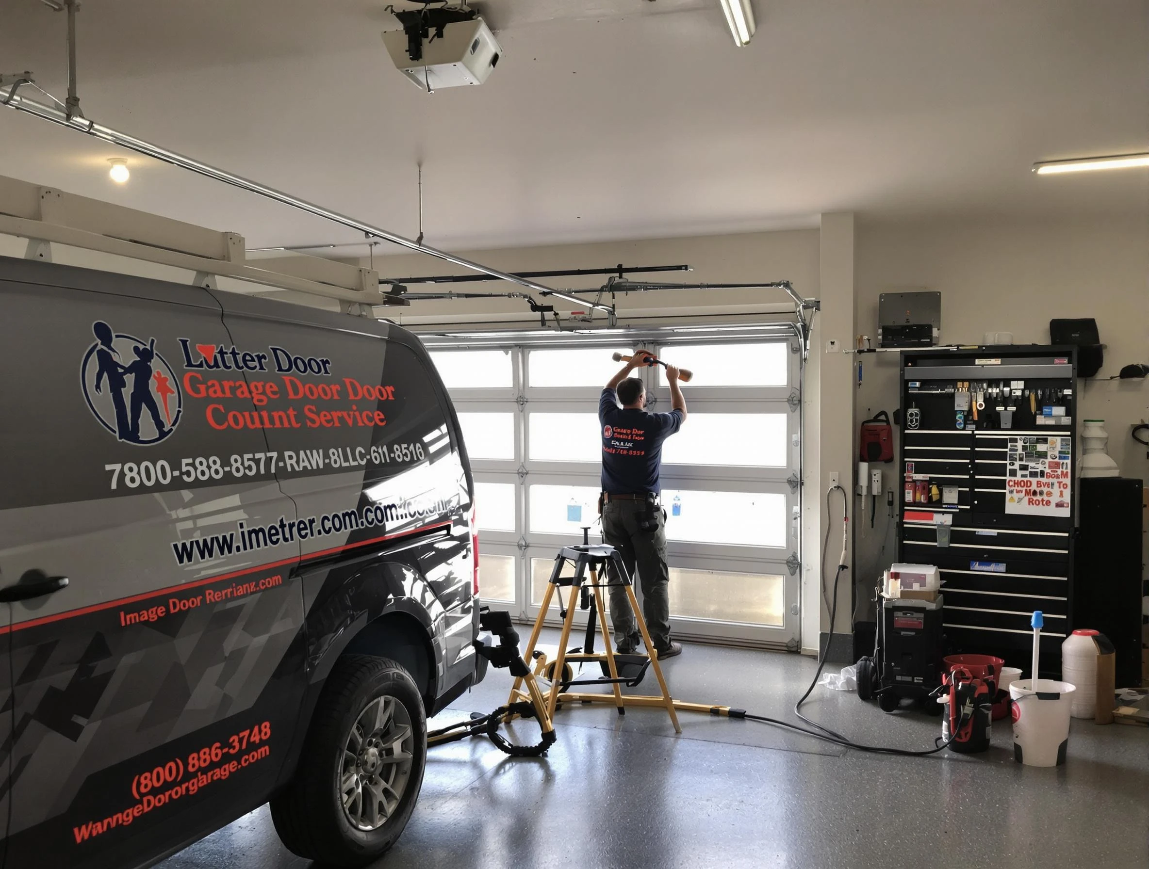 Easton Garage Door Repair rapid response team performing same-day repair in Easton